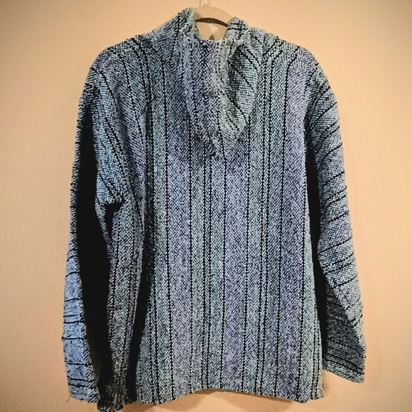 Vintage 90s Baja Blue Hoodie - Picture 3 of 5